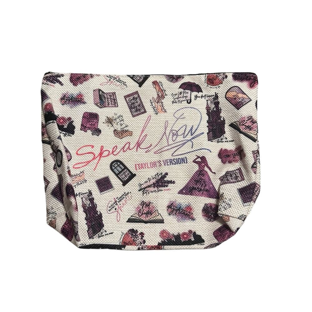 Taylor Swift Speak Now Taylor's Version Make up Toiletry Travel Bag NEW